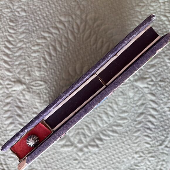 Vintage Match Holders 2 Ceramic Porcelain Hand Painted Tile Tops - Picture 4 of 16